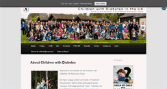 Desktop Screenshot of childrenwithdiabetesuk.org