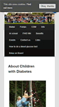 Mobile Screenshot of childrenwithdiabetesuk.org